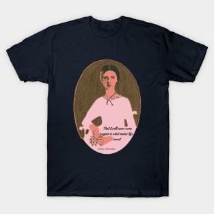 Emily Dickinson stamp and quote T-Shirt